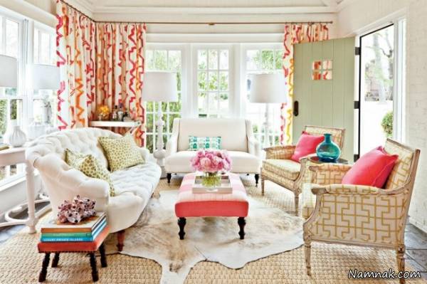 دکوراسیون رنگی و شاد دکوراسیون رنگی