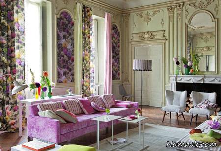 رنگ های شاد در دکوراسیون دکوراسیون رنگ شاد