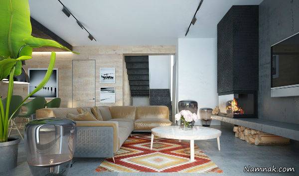 دکوراسیون رنگ تیره