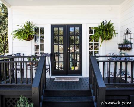 درب های منزل به رنگ مشکی درب های منزل