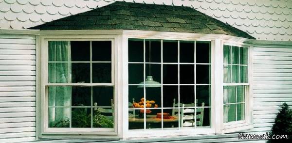 پنجره شاه نشین جلو آمده پنجره شاه نشین