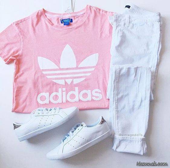 لباس ورزشی دخترانه مارک آدیداس ست لباس ورزشی