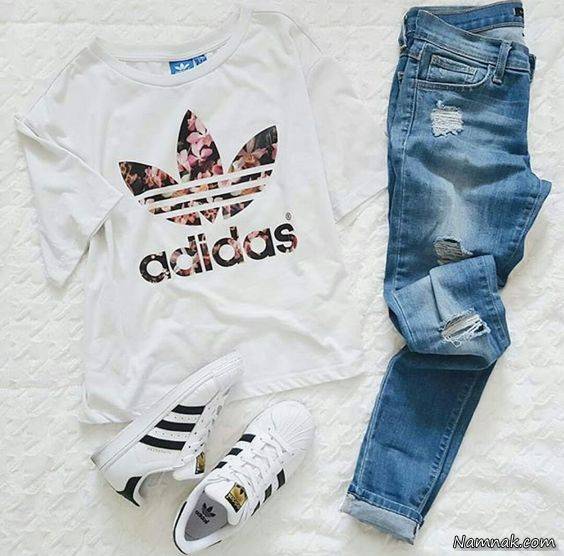 ست لباس اسپرت دخترانه آدیداس لباس اسپرت دخترانه