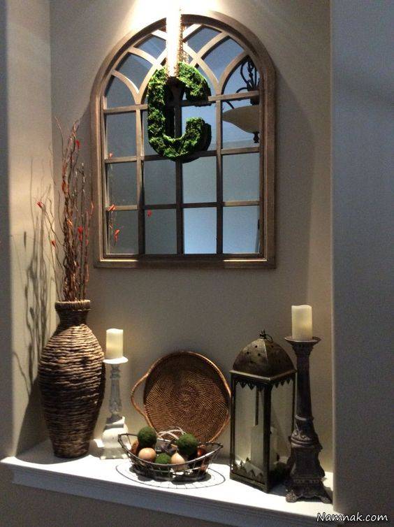 مدل طاقچه چوبی