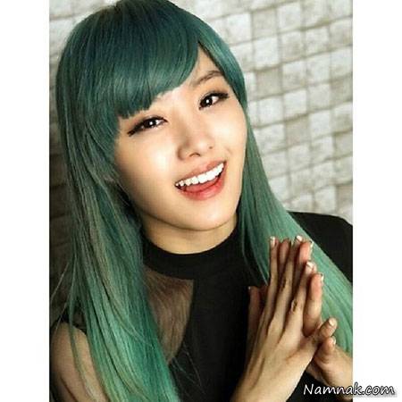 رنگ مو فانتزی رنگ مو فانتزی