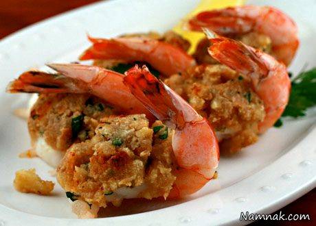 طرز تهیه میگو شکم پر طرز تهیه میگو شکم پر