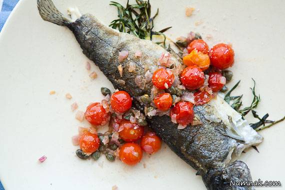 قزل آلا و گوجه انگلیسی قرل آلا