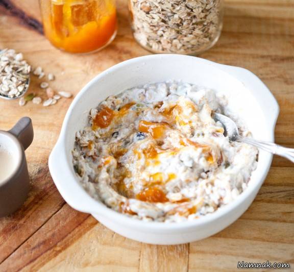 روش درست کردن صبحانه سوئیسی صبحانه سوئیسی