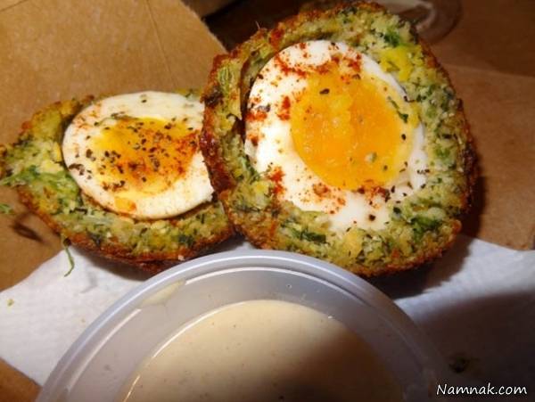 طرز تهیه تخم مرغ اسکاچ تخم مرغ اسکاچ