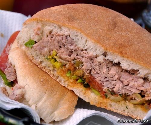 ساندویچ ماهی تن