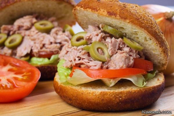 ساندویچ ماهی تن