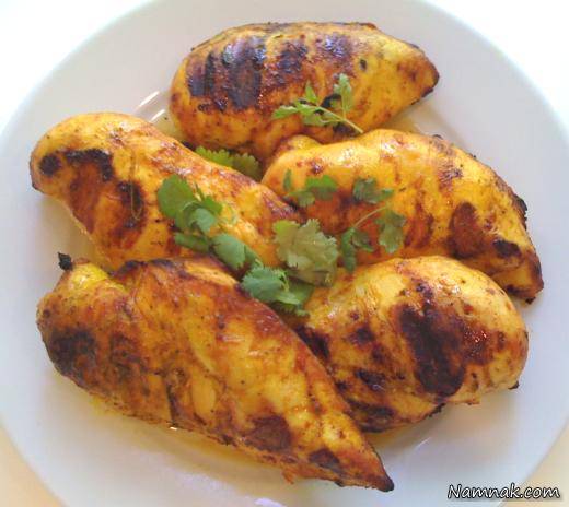 روش پخت مرغ با سیر مرغ با سیر