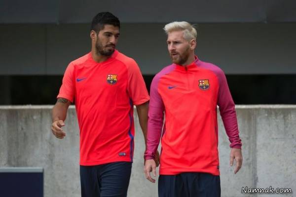 موی رنگ شده مسی Lionel Messi