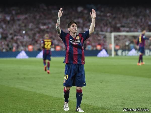 موهای مسی Lionel Messi