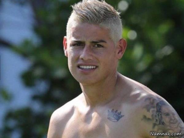 رنگ موی فوتبالیست ها James Rodriguez