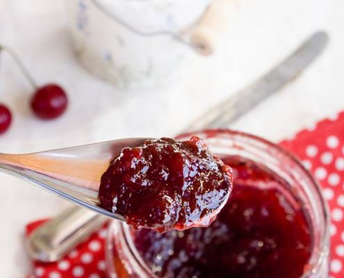 پخت مارمالاد گیلاس