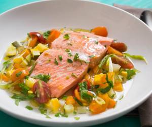 ماهی بخار پز