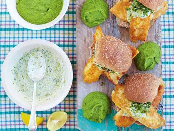 مینی برگر ماهی 