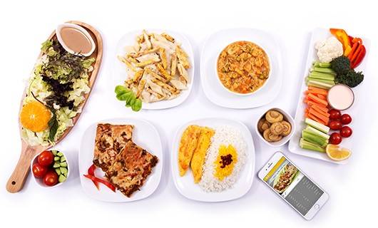 رژیم غذایی لاغری زیر نظرمتخصصین تغذیه خورشاد همراه با بسته غذاهای رژیمی