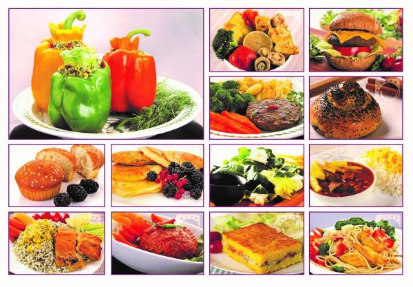 نمونه غذاهای رژیمی خورشاد، نهار و شام، صبحانه، سالاد و دسر