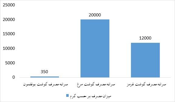 مصرف کنونی گوشت