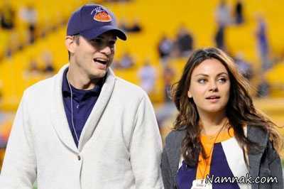 اشتون کوچر و همسرش اشتون کوچر