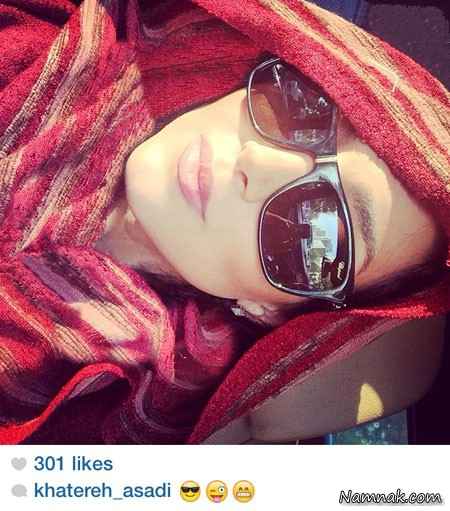 اینستاگرام بازیگران زن ایرانی الناز شاکردوست  سلفی خاطره اسدی
