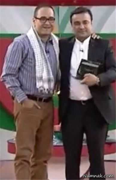 رامبد جوان با چفیه رامبد جوان