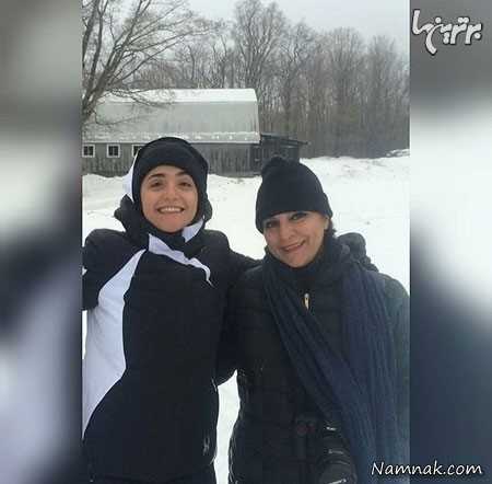 تهمینه خانم میلانی و دخترش