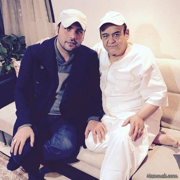 احسان علیخانی در ملاقات از اکبر عبدی احسان علیخانی و اکبر عبدی