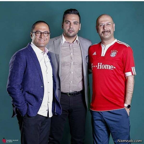 احسان علیخانی در کنار محمد بحرانی و رامبد جوان در خندوانه احسان علیخانی در کنار محمد بحرانی و رامبد جوان