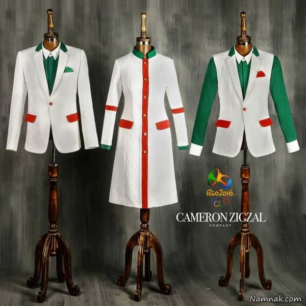 طراحی جدید لباس کاروان المپیک ایران  لباس کاروان المپیک ایران