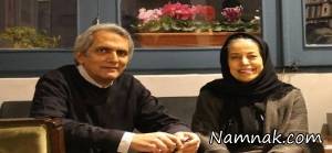 فرخ نعمتی و همسرش