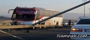 واژگونی اتوبوس
