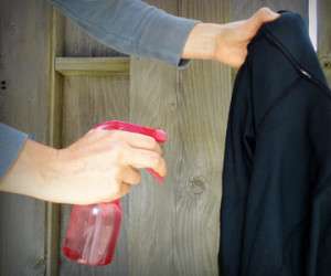 از بین بردن چروک لباس