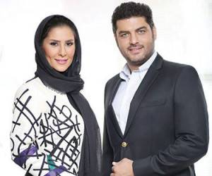 سام درخشانی و همسرش
