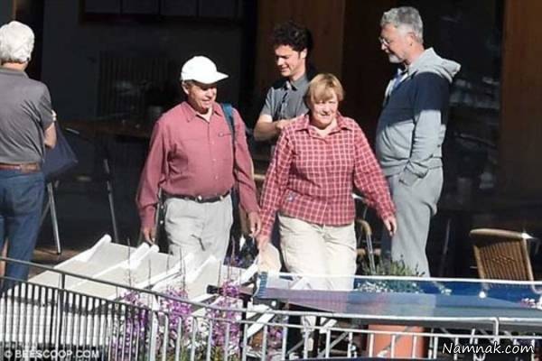 مرکل و همسرش