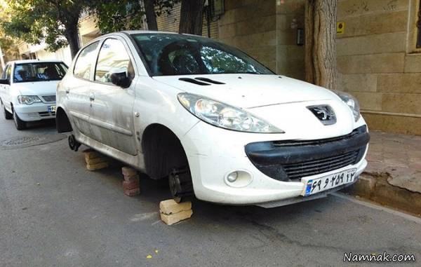 چرخ ماشین پژو 207