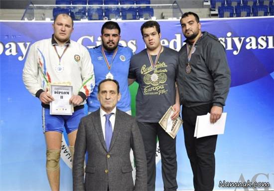 حضور بابک دژبانی در مسابقات قهرمانی آذربایجان بابک دژبانی