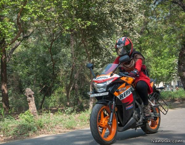 موتورسواری دختر