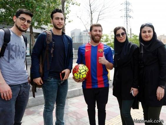 بدل لیونل مسی به کلانتری برده شد! بدل لیونل مسی