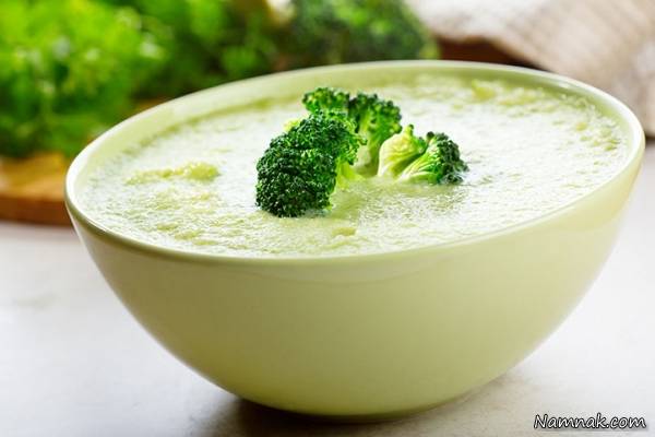 طرز تهیه سوپ بروکلی با ماست سوپ بروکلی با ماست