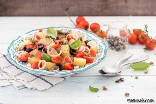 طرز تهیه سالاد پانتسکا Pantesca Salad