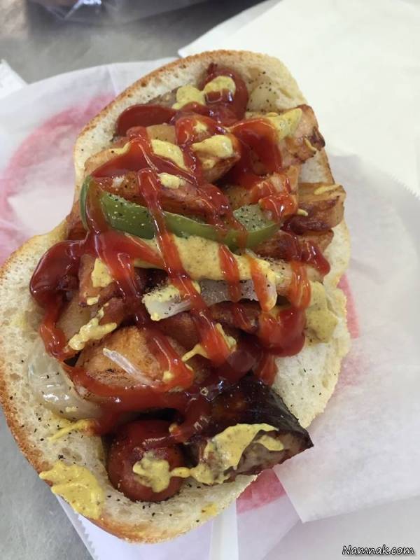 ساندویچ هات داگ ساندویچ