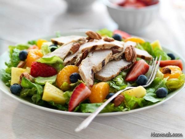 طرز تهیه سالاد مرغ و آناناس سالاد مرغ و آناناس