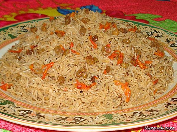 دستور پخت پلو افغانی پلو افغانی