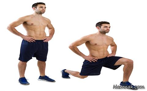 لانگز حرکت ورزشی