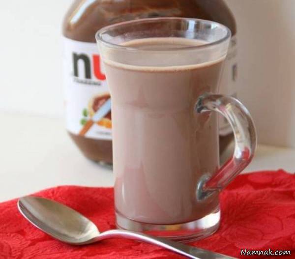 طرز تهیه شیر نوتلا شیر نوتلا