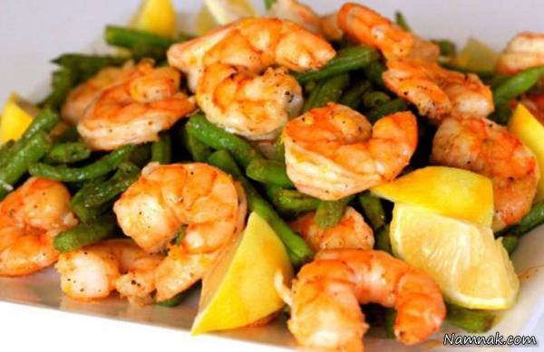 خوراک میگو تایلندی خوراک میگو