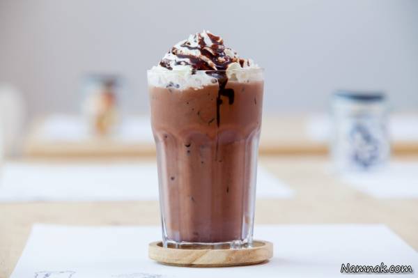 شیر کاکائو با بستنی